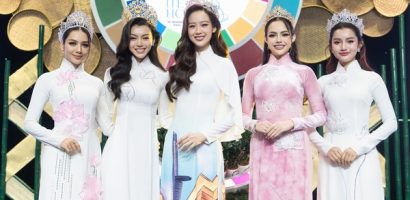 Hoa hậu Bảo Ngọc nổi bật giữa dàn hậu châu Á