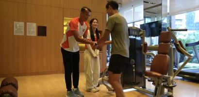 Bùi Tấn Trường bắt gặp một ngôi sao bóng đá thế giới bất ngờ có mặt tại Việt Nam