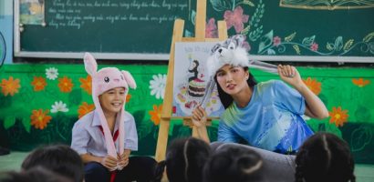H’Hen Niê trao 2 thư viện thân thiện tại Ninh Thuận