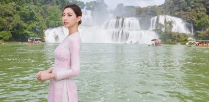 Hoa hậu Lương Thuỳ Linh kêu gọi hỗ trợ quê hương Cao Bằng