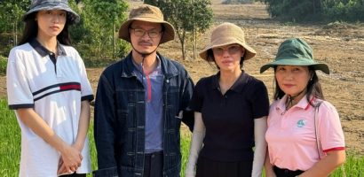CEO Phạm Kim Dung, đạo diễn Hoàng Nhật Nam và Hoa hậu Thanh Thủy đến Làng Nủ