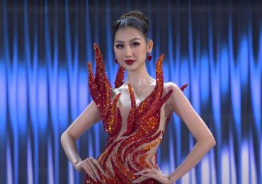 Váy dạ hội độc đáo giúp Quế Anh ghi điểm tại bán kết MGI 2024