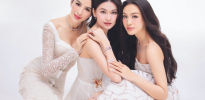 Bộ 3 Hoa khôi Ngoại thương cùng khoe sắc trong một khung hình