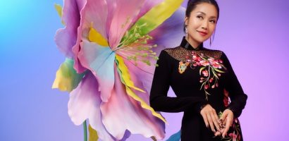 Ốc Thanh Vân khoe dáng trong áo dài của Minh Châu