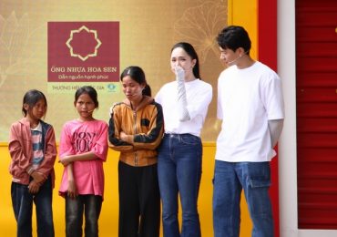 Hương Giang và Phú Cường trích tiền túi tặng 150 triệu cho 3 em nhỏ mồ côi