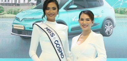Miss Cosmo 2024 vinh dự giới thiệu xe điện Việt Nam đến Indonesia