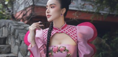 ‘Nàng xuân’ Hạnh Nguyên đẹp kiêu sa với áo dài phá cách