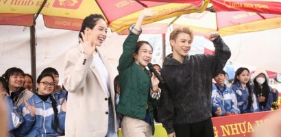 Đại Nghĩa cùng 16 nghệ sĩ hoàn thành 3 ngày ghi hình ‘Mái ấm gia đình Việt’ tại Quảng Bình