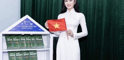 Hoa hậu Ý Nhi trao tặng tủ sách cho hơn 10 điểm trường