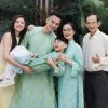 Gia đình Lương Thế Thành – Thuý Diễm sum vầy ngày Tết