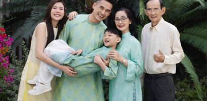 Gia đình Lương Thế Thành – Thuý Diễm sum vầy ngày Tết