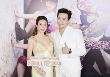 Hoa hậu Thu Hoài khoe vẻ đẹp trẻ trung trên thảm đỏ cùng Trấn Thành