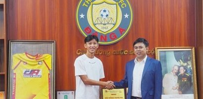 Cầu thủ Lào đầu tiên chơi tại V-League