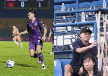 Tiền đạo Bùi Vĩ Hào dính chấn thương nặng