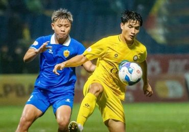 Gia nhập V-League, tuyển thủ Lào viết nên lịch sử cho bóng đá nước nhà