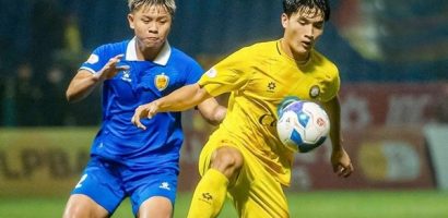 Gia nhập V-League, tuyển thủ Lào viết nên lịch sử cho bóng đá nước nhà