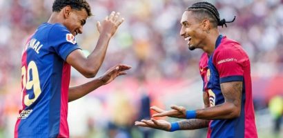 Ở Barcelona, Raphinha là thủ lĩnh, Yamal là cộng sự