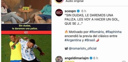 Di Maria đáp trả Raphinha sau tuyên bố ‘vùi dập Argentina’