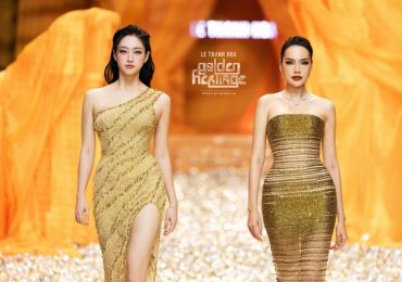 Lê Hoàng Phương – Lương Thùy Linh ‘càn quét’ sàn diễn Golden Heritage