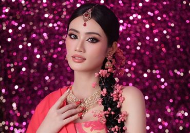 Hoa hậu Ý Nhi khoe sắc trong trang phục truyền thống Ấn Độ