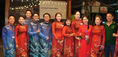 Dàn hoa hậu, nam vương rạng ngời tham gia diễu binh mừng 50 năm Giải phóng miền Nam