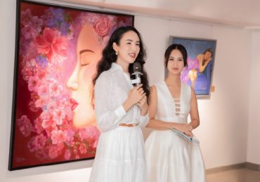 Hoa hậu Ngọc Diễm hiện thực hóa giấc mơ nghệ thuật từ ánh mắt con gái nhỏ