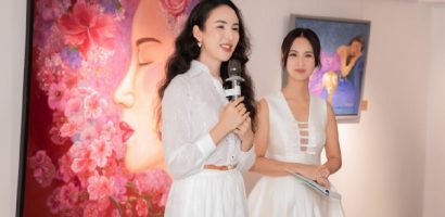 Hoa hậu Ngọc Diễm hiện thực hóa giấc mơ nghệ thuật từ ánh mắt con gái nhỏ