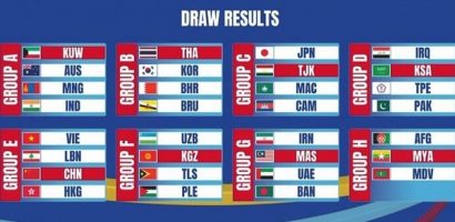 Vòng loại futsal châu Á 2026: Việt Nam gặp Lebanon, Trung Quốc và Hồng Kông (Trung Quốc)