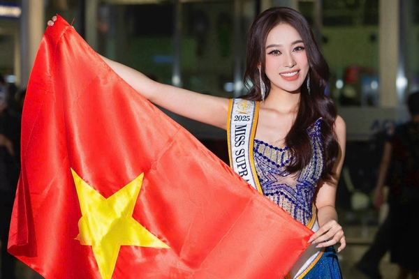 Hoa hậu Kỳ Duyên mang hơn 100 kg hành lý đi thi Hoa hậu Siêu quốc gia 2025