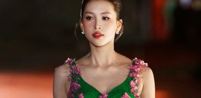 Hoa hậu Tiểu Vy làm vedette trên bờ sông Hàn