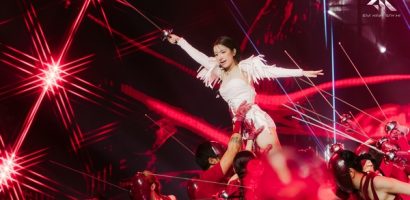 Lâm Bảo Ngọc mạo hiểm nhào lộn trên sân khấu chung kết Em Xinh ‘Say Hi’