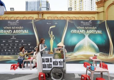 Thí sinh mang xe bún riêu đến sơ khảo Miss Grand Vietnam 2025