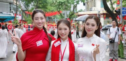 Ba đại diện Miss World Vietnam tham gia Tổng duyệt A80