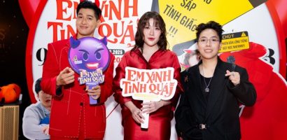 Uyển Ân và Ma Ran Đô sánh đôi ra mắt phim ‘Em xinh tinh quái’