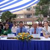 Á hậu Cẩm Ly xúc động khi hội ngộ với các thầy cô giáo cũ