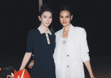 Hoa hậu Tiểu Vy chung khung ảnh Hoa hậu Hoàn vũ Catriona Gray
