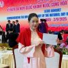 Hoa hậu Thanh Thuỷ diện áo dài dự tiệc chiêu đãi kỷ niệm 80 năm Quốc khánh 2/9