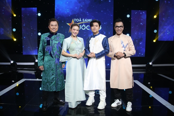 Quốc Đại, Hải Yến Idol và Nguyễn Văn Chung đồng hành cùng thí sinh trong đêm thi dân ca trữ tình