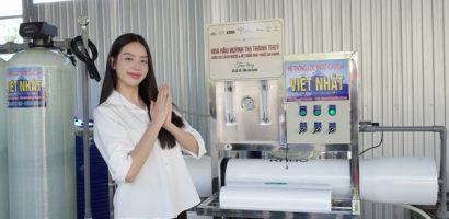 Hoa hậu Thanh Thủy mang ‘Nước sạch’ đến An Giang