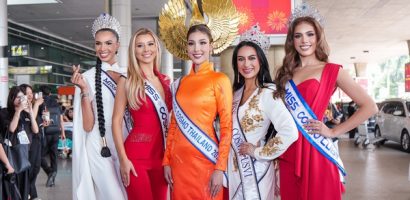 Thời trang sân bay của các đại diện Miss Cosmo 2025