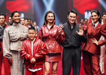 Các con của NTK Đỗ Mạnh Cường trình diễn thời trang cùng nhau