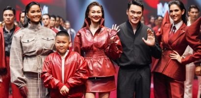 Các con của NTK Đỗ Mạnh Cường trình diễn thời trang cùng nhau