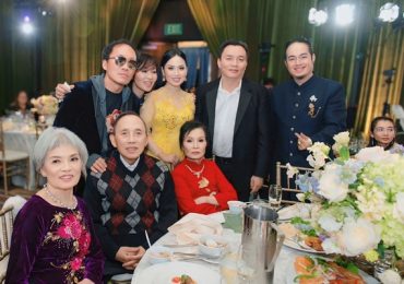 Gia đình ca sĩ Hà Phương mừng 60 năm ngày cưới bố mẹ chồng