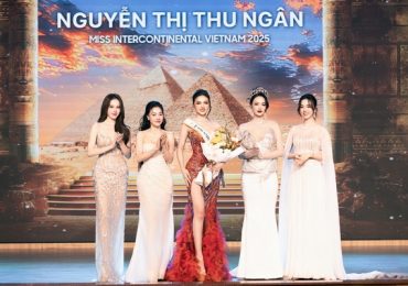 Á hậu Thu Ngân chính thức nhận sash Miss Intercontinental Vietnam 2025