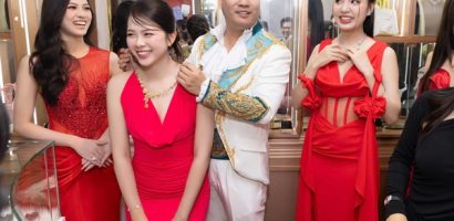 ‘Nhạc sĩ tỷ views’ A Tuân ngỏ lời ‘làm vợ anh nhé’ với Á hậu Kim Châu tại sự kiện