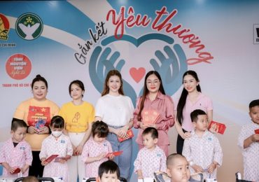 Hoa hậu Hoàng Thanh Nga lan tỏa yêu thương tại Bệnh viện Ung Bướu