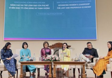 Bà Lê Hồng Thủy Tiên phát biểu tại sự kiện Rung chuông vì Bình đẳng giới 2026