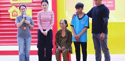 Mai Phương nghẹn ngào khi nghe ước mơ có bữa cơm đủ đầy của cậu bé sớm gánh vác gia đình