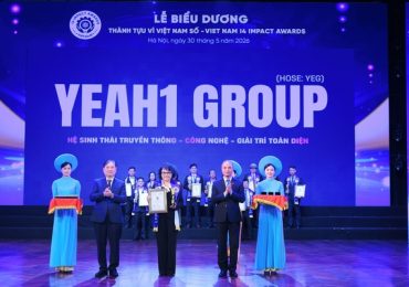 YeaH1 được vinh danh 3 giải thưởng tại Vietnam I4 Impact Awards 2026