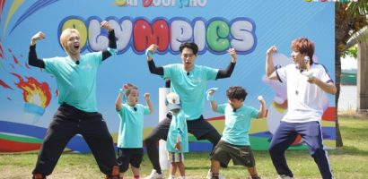 Dàn anh trai tranh tài cùng các bé tại Olympics mùa hè